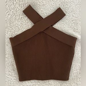 Glassons Ribbed Halter Top XS